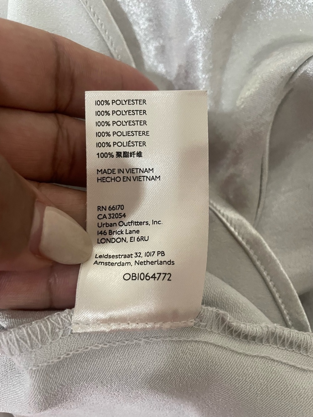 Free People Silver Satin V-Neck Maxi Dress - Picture 5 of 15